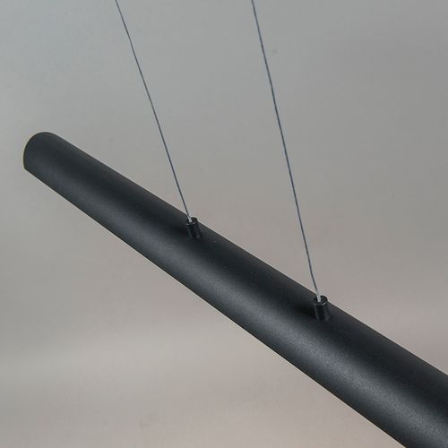 Suspension Noire Avec Intérieur Doré Avec LED - Balo 4