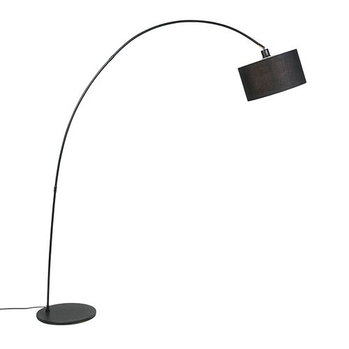 Lampe à Arc Moderne Noire - Vinossa