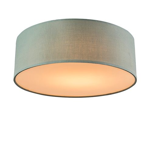 Plafonnier Vert 30 Cm Avec LED - Drum LED