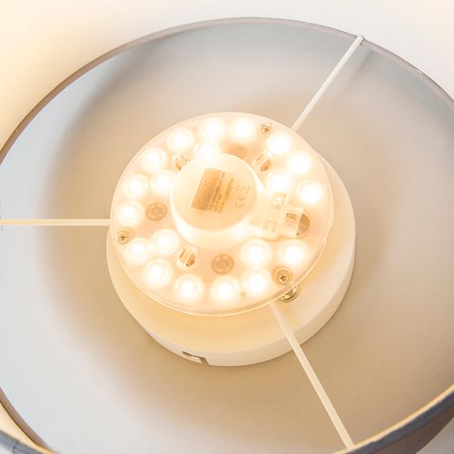 Plafonnier Vert 30 Cm Avec LED - Drum LED