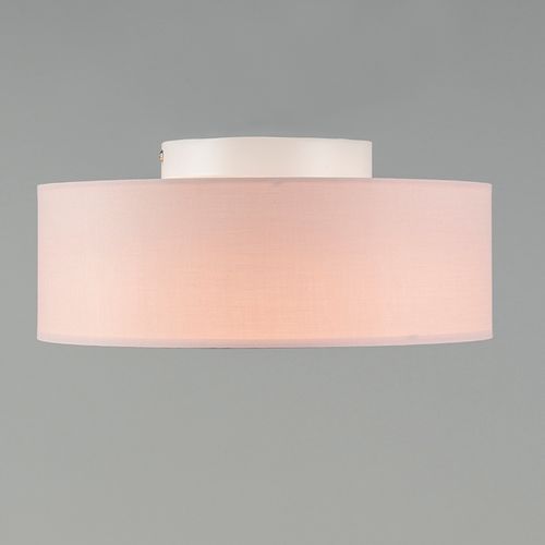Plafonnier Rose 30 Cm Avec LED - Drum LED