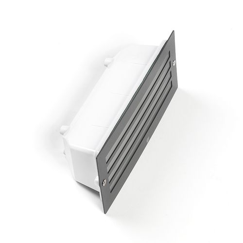 Lampe Encastrable Moderne Gris Foncé Ip44 - Hurricane