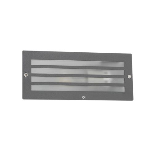 Lampe Encastrable Moderne Gris Foncé Ip44 - Hurricane