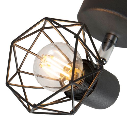 Spot Art Déco Noir Orientable Et Inclinable - Mosh