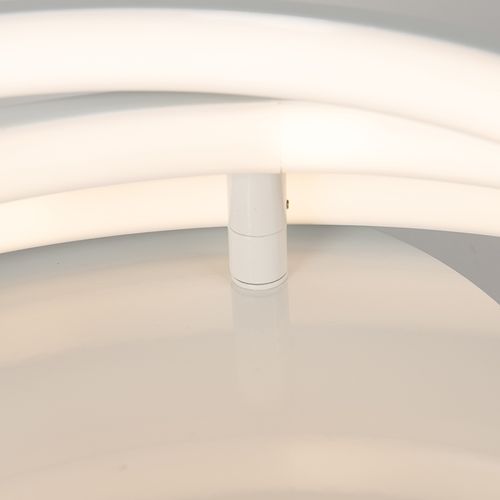 Plafonnier Moderne Blanc Avec LED Et Variateur - Rondas