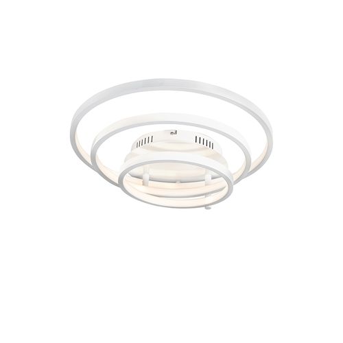 Plafonnier Moderne Blanc Avec LED Et Variateur - Rondas
