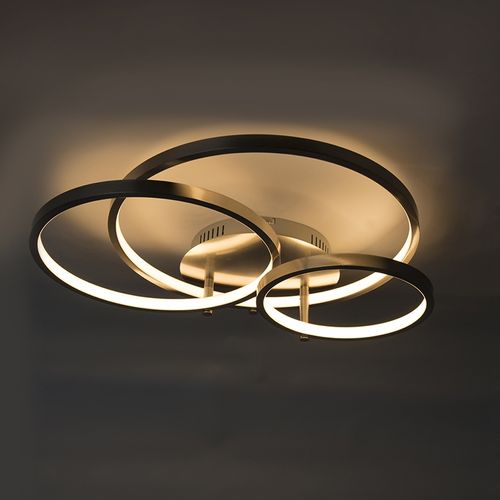 Plafonnier Moderne En Acier Avec LED Et Variateur - Rondas