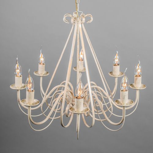 Lustre Crème 60 Cm Avec Bouchons De Serrage Taupe - Giuseppe 8