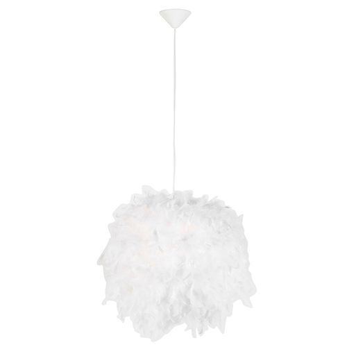 Lampe Suspendue Country Blanc - Plume