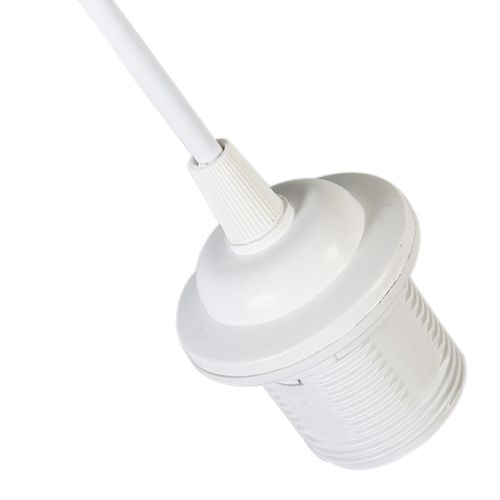 Lampe Suspendue Country Blanc - Plume