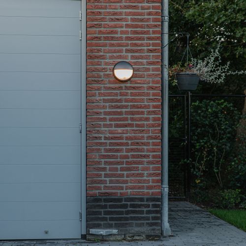 Applique Murale Extérieure Noire Avec LED Avec Détecteur De Mouvement Ip54 - Hortus