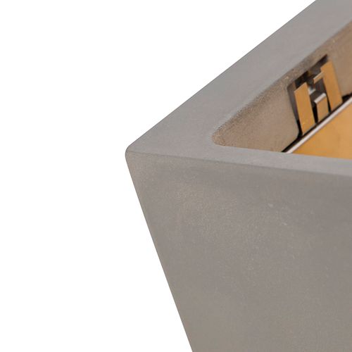 Applique Carrée Rurale Béton - Alban