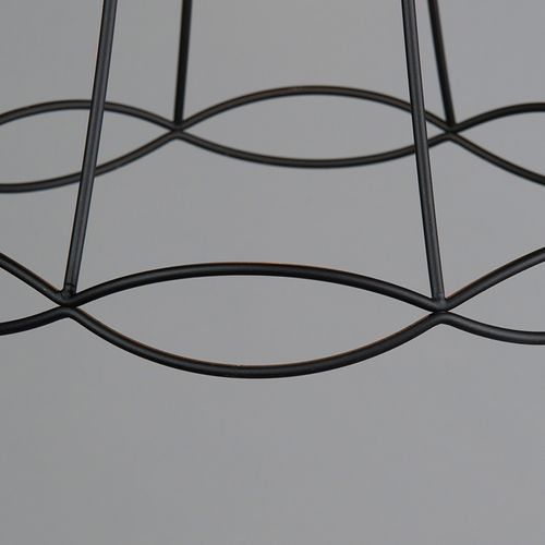 Lampe Suspendue Rétro Noire 30 Cm - Granny Frame