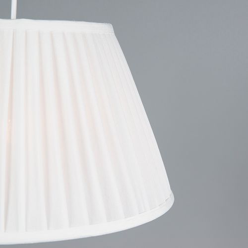 Lampe Suspendue Rétro Crème 25 Cm - Plissée