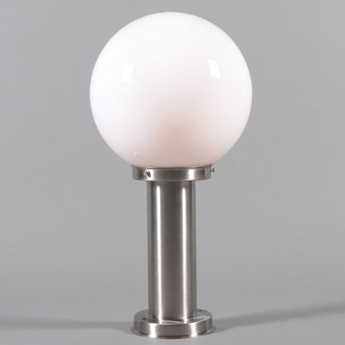 Lampe D'extérieur Acier Inox 50 Cm - Sfera Avec Broche De Masse Et Gaine De Câble