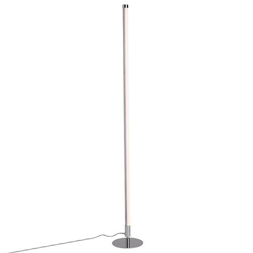Lot De 2 Lampadaires Modernes LED Chrome - Line-up