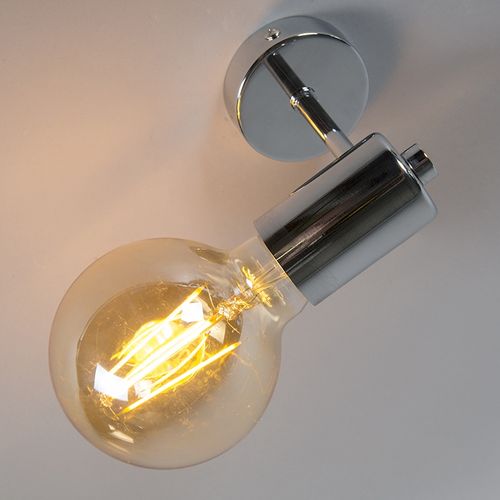 Ensemble De 2 Appliques Murales Modernes En Chrome - Facil 1