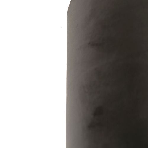 Abat-jour En Velours Noir 40/40/40 Avec Intérieur Doré