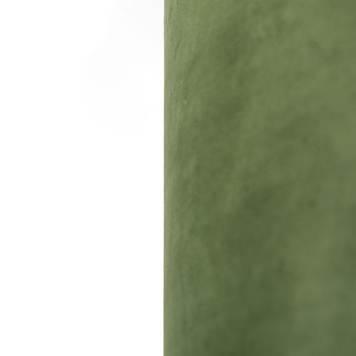 Abat-jour En Velours Vert 40/40/40 Avec Intérieur Doré