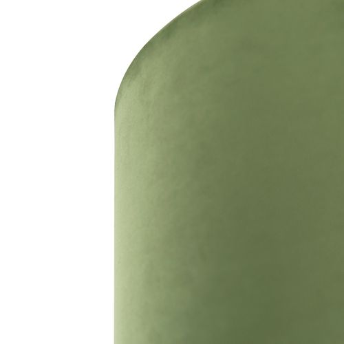 Abat-jour Velours Vert 35/35/20 Avec Intérieur Doré