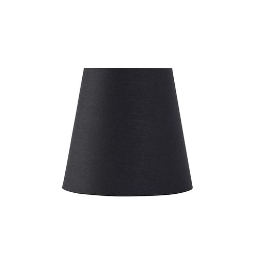 Abat-jour Noir 12 Cm Rond Avec Intérieur Doré