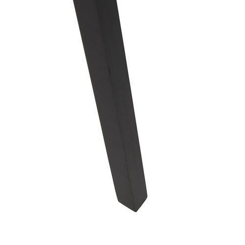 Lampadaire Tripode Bois Noir Avec Abat-jour Noir 50 Cm - Puros