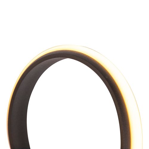 Suspension Design Noire à Intensité Variable Avec LED Large - Twisted