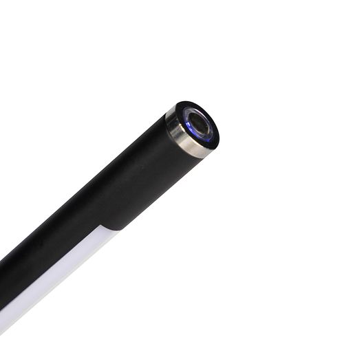 Lampadaire Moderne Noir Avec LED Et Variateur Tactile - Berdien