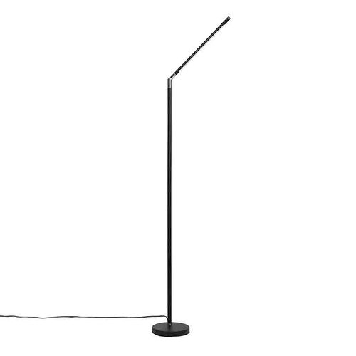 Lampadaire Moderne Noir Avec LED Et Variateur Tactile - Berdien