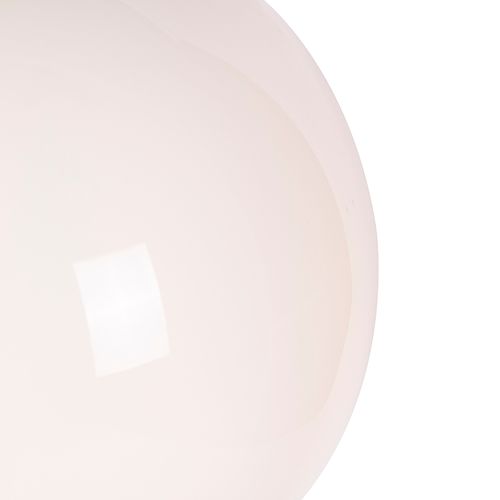 Suspension Scandinave Verre Opale 50 Cm - Ball 50