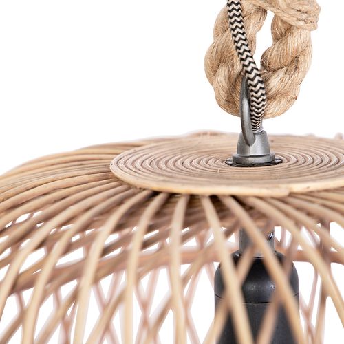 Suspension Rustique En Rotin - Calamus