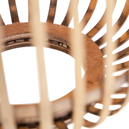 Suspension Rotin Rustique 3 Lumières - Manille