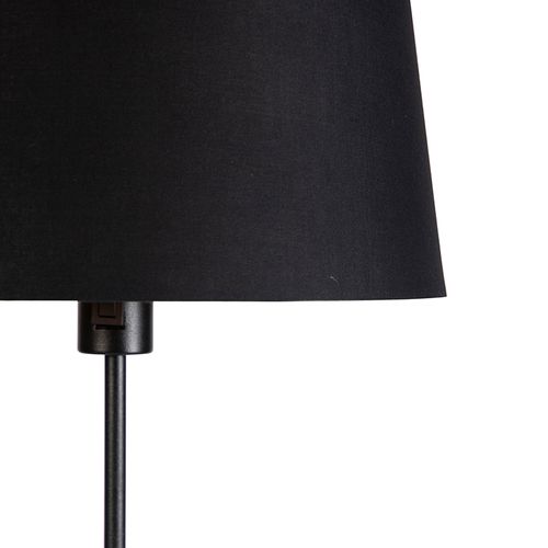 Lampadaire Noir Avec Abat-jour Noir 35 Cm Réglable - Parte