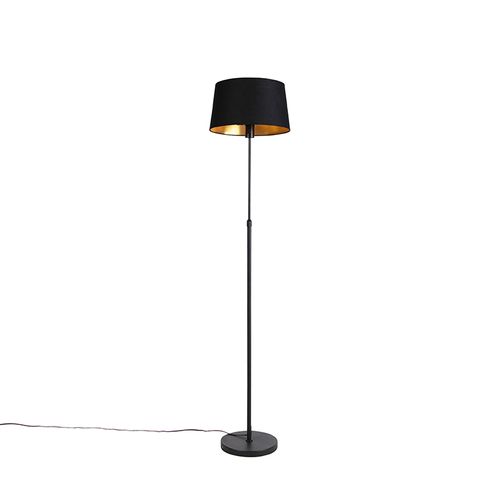 Lampadaire Noir Avec Abat-jour Noir 35 Cm Réglable - Parte