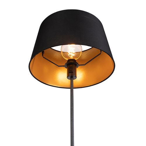 Lampadaire Noir Avec Abat-jour Noir 35 Cm Réglable - Parte