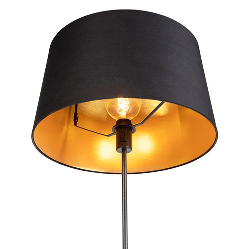 Lampadaire Noir Avec Abat-jour Noir 45 Cm Réglable - Parte