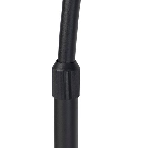 Lampadaire à Arc Moderne Noir Avec Base En Marbre - XXL