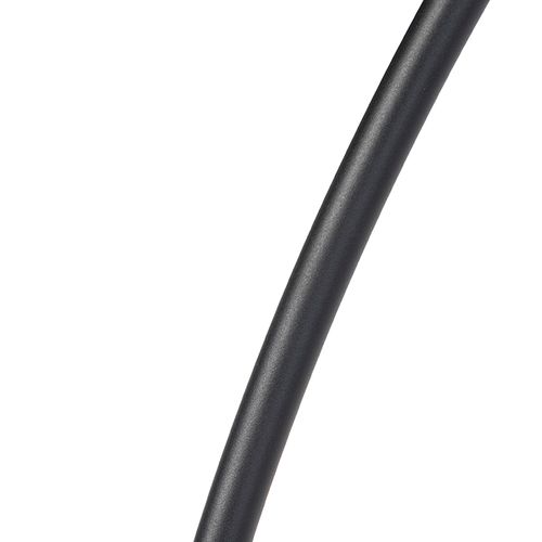 Lampadaire à Arc Moderne Noir Avec Base En Marbre - XXL