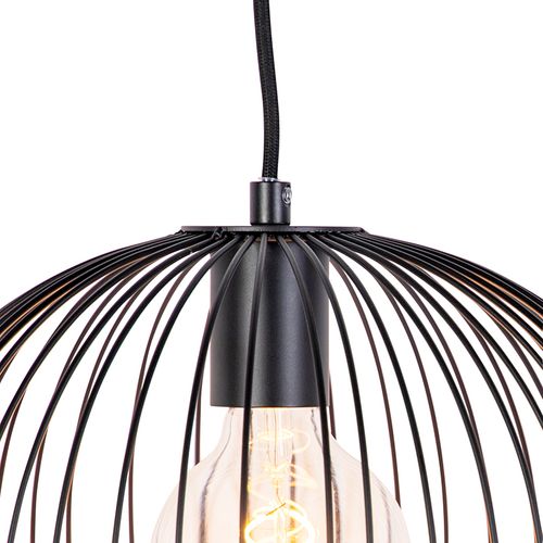 Lampe Suspension Noire - Wire Dough