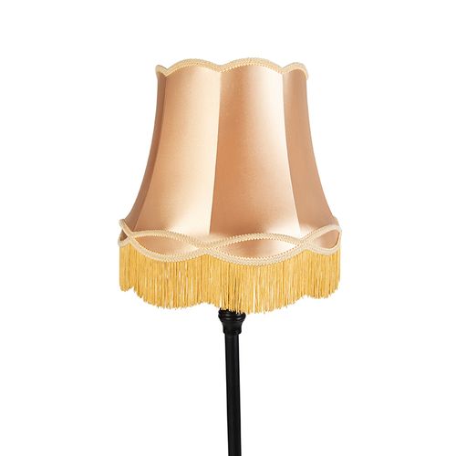 Lampadaire Noir Avec Abat-jour Granny Doré - Classico