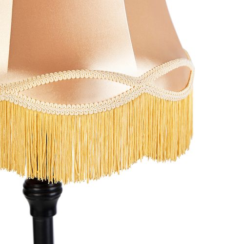 Lampadaire Noir Avec Abat-jour Granny Doré - Classico