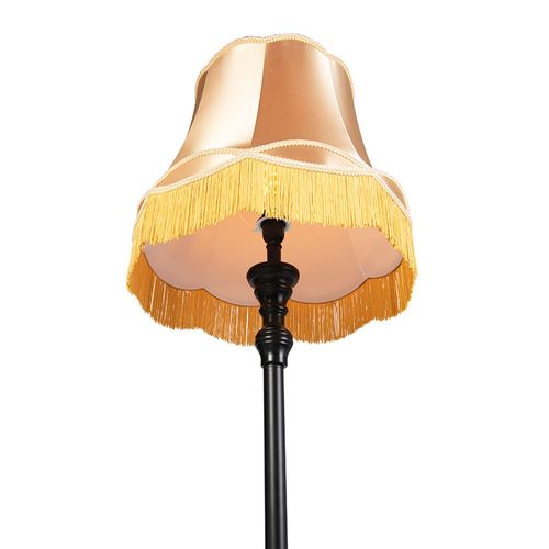 Lampadaire Noir Avec Abat-jour Granny Doré - Classico