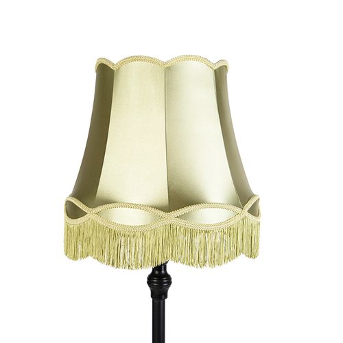 Lampadaire Noir Avec Abat-jour Granny Vert - Classico