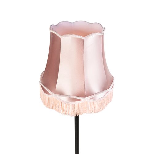 Lampadaire Noir Avec Abat-jour Granny Rose - Classico