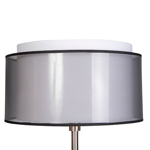 Lampadaire Design Acier Avec Abat-jour Noir Et Blanc 47 Cm - Simplo