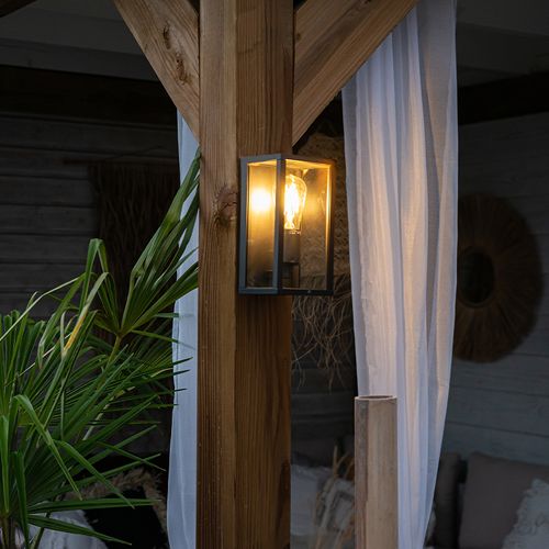 Applique Industrielle Noire 26 Cm Ip44 - Charlois