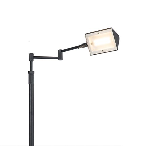 Lampadaire Design Noir Avec LED Et Variateur Tactile - Notia