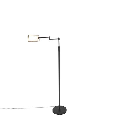 Lampadaire Design Noir Avec LED Et Variateur Tactile - Notia