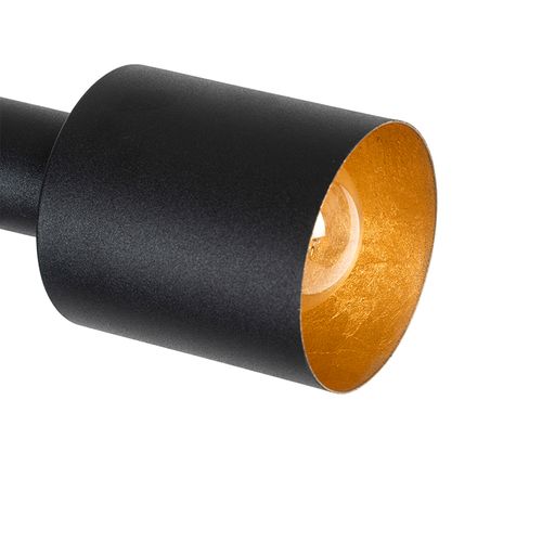 Lampadaire Moderne Noir 2 Lumières - Stijn