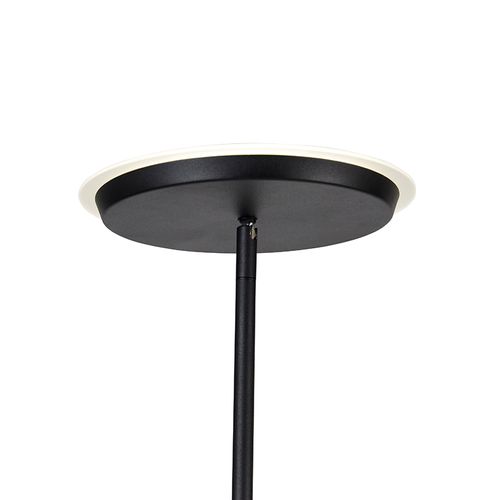 Lampadaire Moderne Noir Avec LED Et Variateur - Bumu